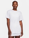 Nike One Relaxed Dri-fit Short-sleeve Top In White