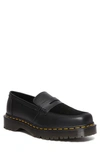Dr. Martens' Penton Genuine Calf Hair Penny Loafer In Black