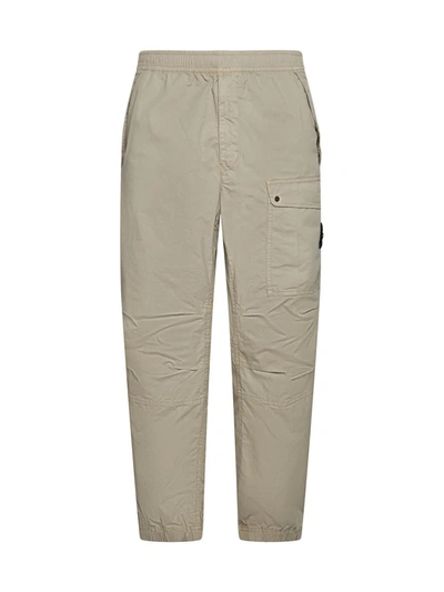 Stone Island Trousers In Sand