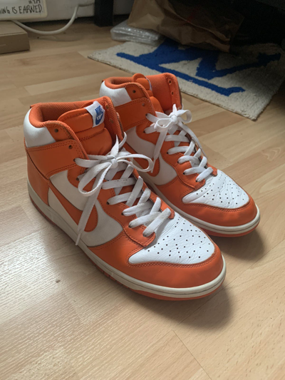 Pre-owned Nike Dunk High Syracuse Orange Blaze - Blue Varsity Shoes
