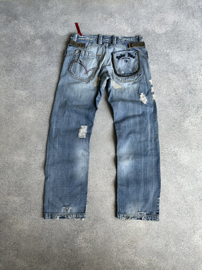 Pre-owned Archival Clothing X Vintage Junya Watanabe Japanese Style Y2k Pants In Blue