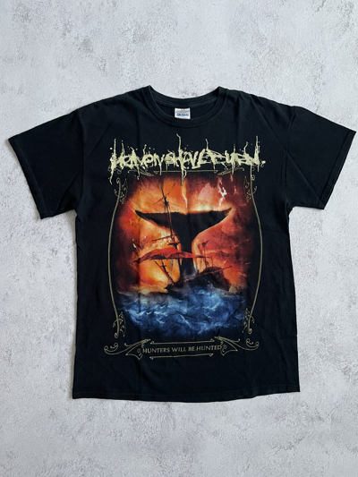 Pre-owned Band Tees X Vintage Heaven Shall Burn Vintage T Shirt In Black