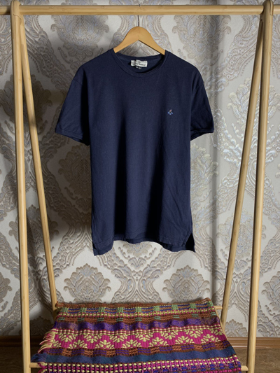 Pre-owned Vivienne Westwood T-shirt Luxury Y2k 90's In Blue