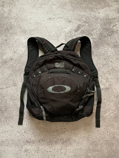 Pre-owned Oakley X Vintage Oakley Backpack In Faded Black