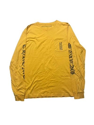 Pre-owned Chrome Hearts Yellow  L/s