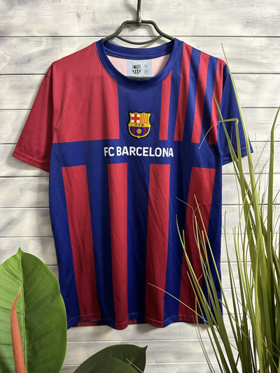 Pre-owned F C Barcelona X Soccer Jersey Vintage Jersey F.c. Barcelona Centr Logo In Multicolor