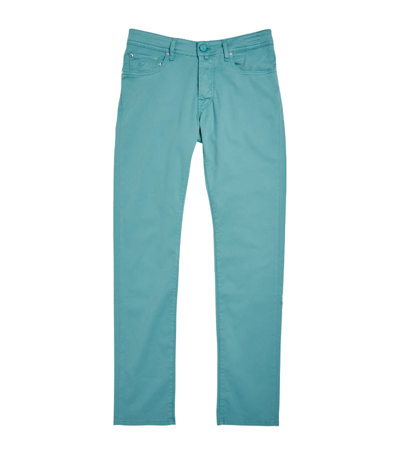 Jacob Cohen Bard Slim Jeans In Turquoise