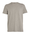 Corneliani Men's Mélange Crewneck T-shirt In Grey Melange
