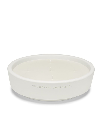 Brunello Cucinelli Ebano Candle (7.5cm) In White