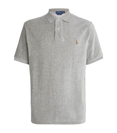Polo Ralph Lauren Corduroy Polo Shirt In Grey