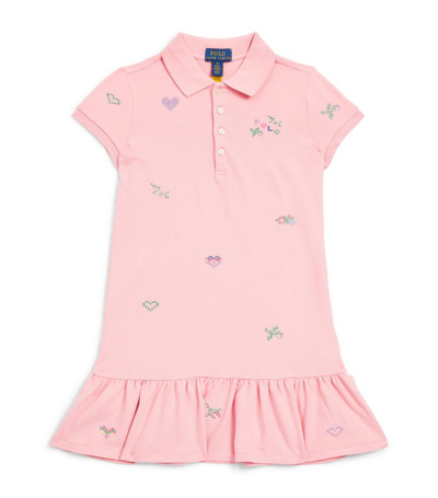 Ralph Lauren Kids' Polo Shirt Dress (2-6 Years) In Pink