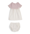 PAZ RODRIGUEZ KNITTED-TOP DRESS WITH BLOOMERS (1-24 MONTHS)