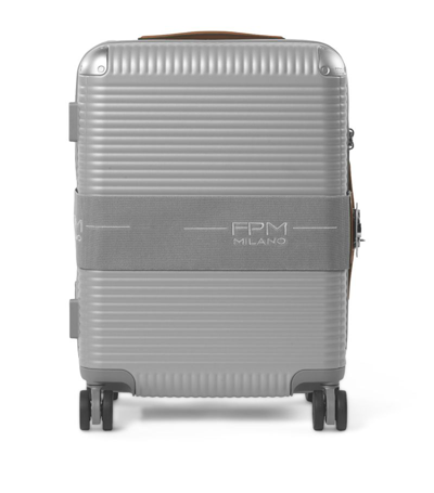 Fpm Milano Bank Zip Deluxe Spinner Suitcase (55cm) In Grey