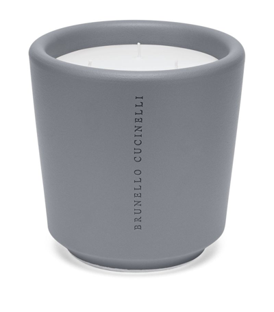 Brunello Cucinelli Ebano Candle In Grey