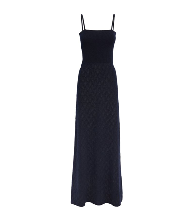 Barrie Cashmere Summer Lace Dress In Black