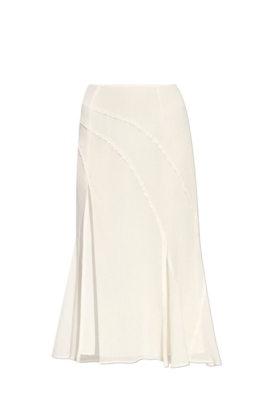 Cult Gaia Dallas Side Slit Skirt In White