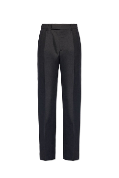 Gucci Gg Web Lable Trousers In Black