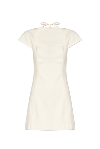 Cult Gaia Leonora Cut Out Detailed Mini Dress In White