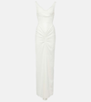 CHRISTOPHER ESBER FUSION RUCHED JERSEY MAXI DRESS