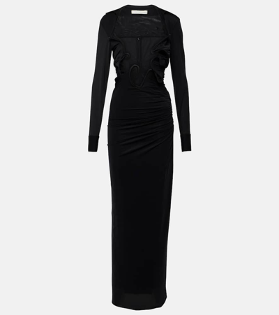 Christopher Esber Venus Cutout Midi Dress In Black