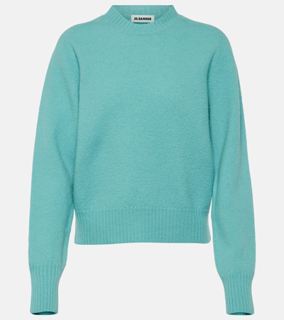 Jil Sander Wool Sweater In Blue