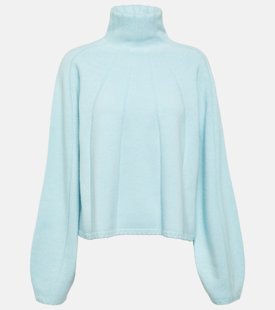 Joseph Wool Turtleneck Sweater In Blue