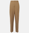 TOTÊME PLEATED STRAIGHT PANTS