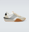Tom Ford James Chunky Platform Sneakers In Silver