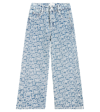 MARC JACOBS LOGO PRINTED JEANS