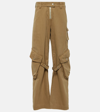Acne Studios Mid-rise Cargo Pants In Beige