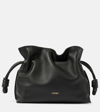 Loewe Flamenco Medium Clutch Bag In Napa Leather In Black
