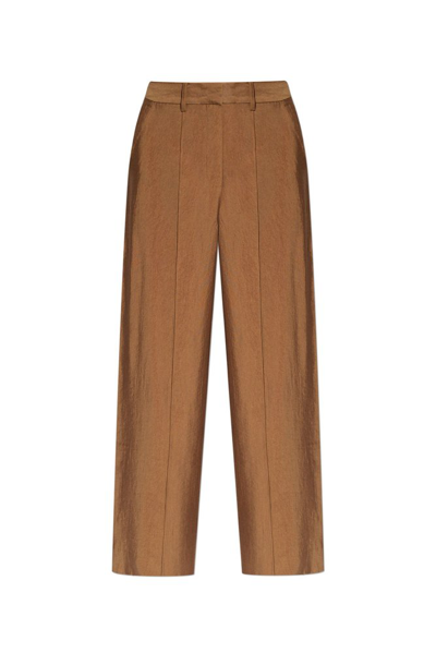 Cult Gaia Janine High Waisted Trousers In Brown