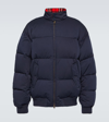 BALENCIAGA CUT-UP HARRINGTON TWILL DOWN JACKET