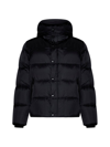 BURBERRY BURBERRY LOGO PATCH HOODED COAT