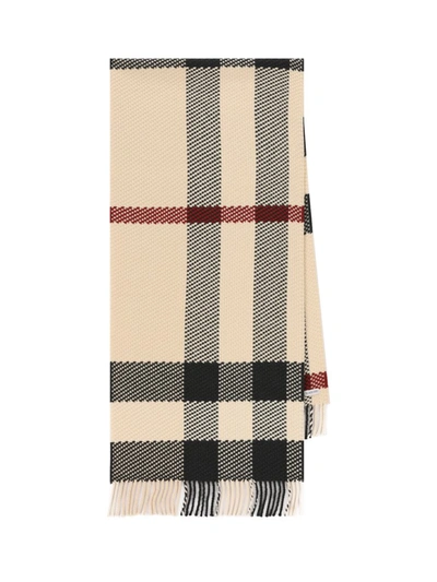 Burberry Scarves In Stone