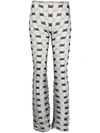 Isa Boulder Check-pattern Knit Trousers In Lightchess
