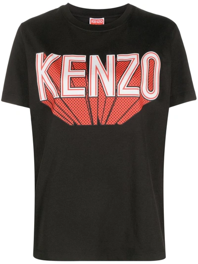 Kenzo Black  Paris  3d T-shirt