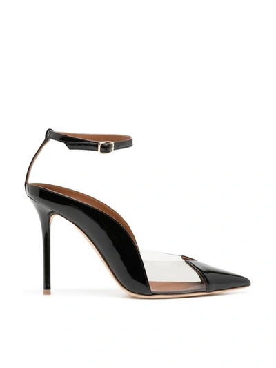 Malone Souliers Malia 70mm Leather Mules In Black