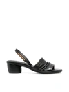 Marsèll Sandal Block Heel Textured Finish In Black