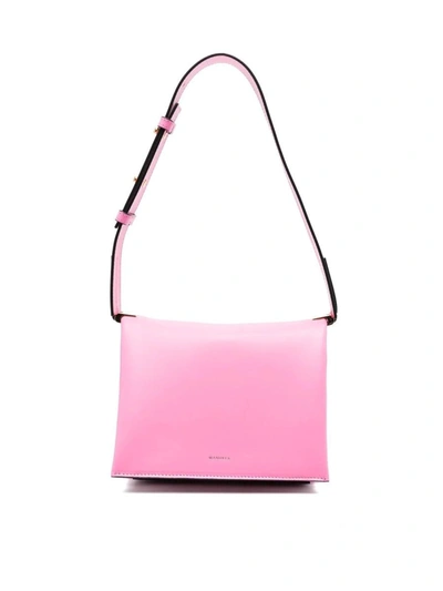 Wandler Uma Box Leather Shoulder Bag In Pink