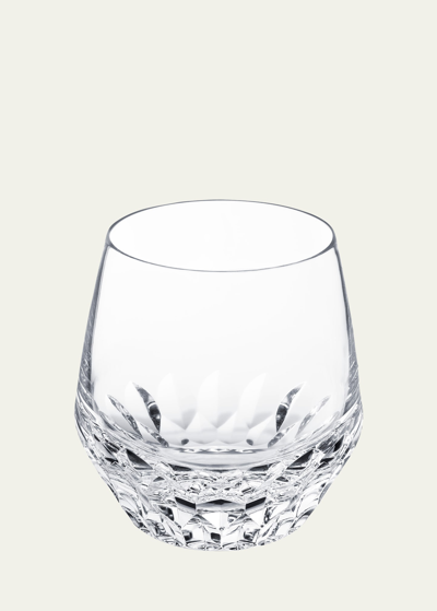 Saint Louis Crystal Folia Medium Tumbler In Clear