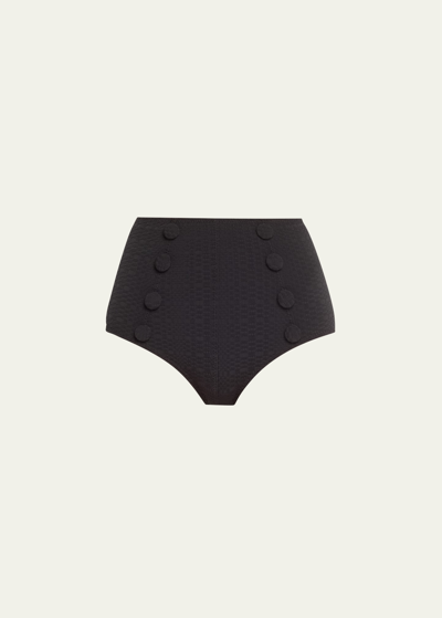 Lisa Marie Fernandez Magdalena High-waist Bikini Bottoms In Bs