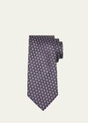 Charvet Men's Radish Jacquard Silk Tie In 11 Purple