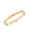 CARTIER CARTIER 18K ROSE GOLD DIAMOND LOVE BANGLE (AUTHENTIC PRE-OWNED)