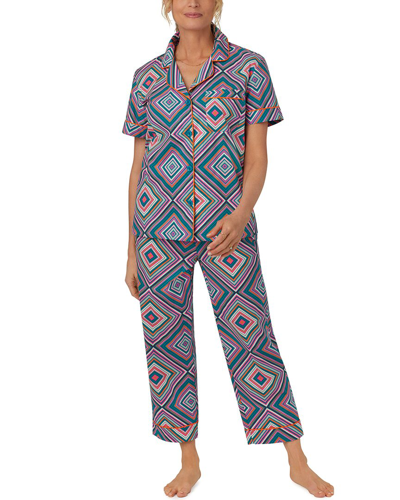 Bedhead Pajamas X Trina Turk Diamond Geo Long Pajama Set