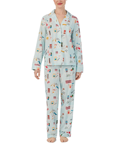 Kate Spade New York Pajama Set In Blue