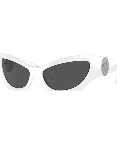 Versace Woman Sunglasses Ve4450 In White