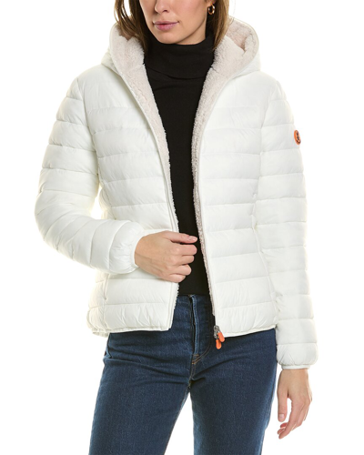 Save The Duck Gwen Short Jacket In White