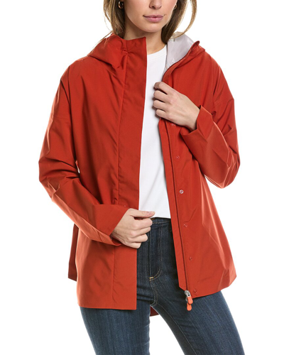 Save The Duck Miley Short Rain Jacket In Red