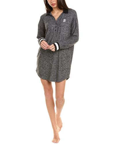 Dkny Sleep Shirt In Black